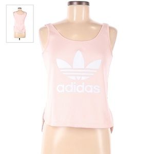 Women’s Adidas Originals Loose Crop Tank / Pink / M / Lightly Worn